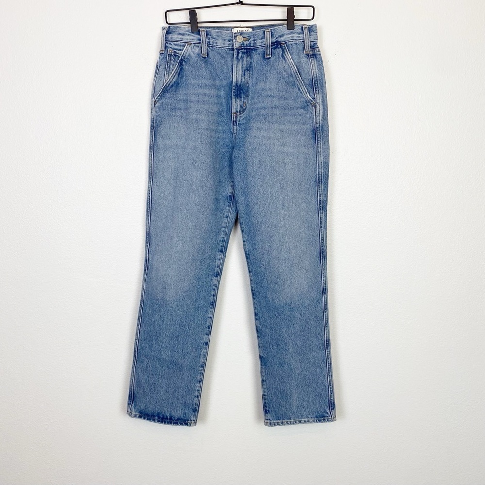 Agolde Cooper Trouser Jeans Straight Leg Denim in Command Blue - Picture 7 of 11